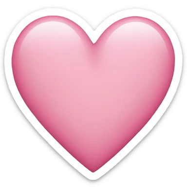 Pink heart sticker