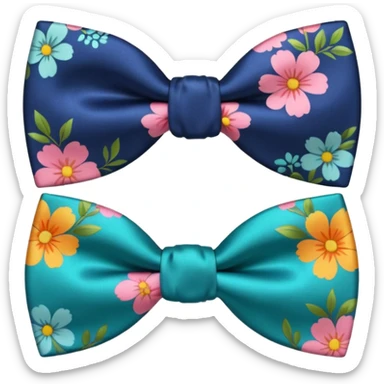 Aesthetic bow tie sticker