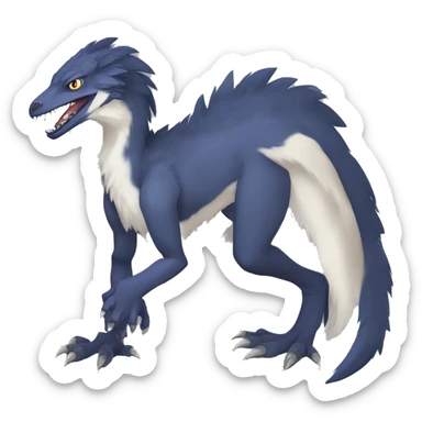 Sergal-raptor-vernid full body sticker