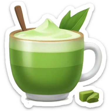 Matcha sticker