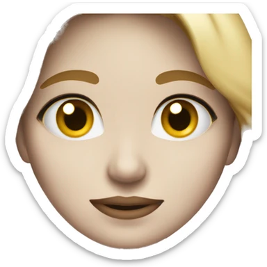 Una carita enojona  sticker