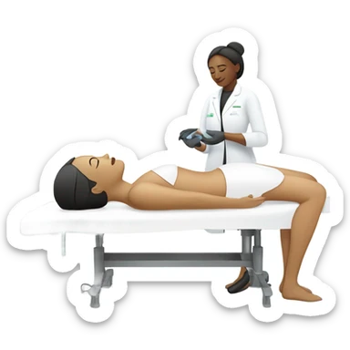 spa at a cosmetologist sticker