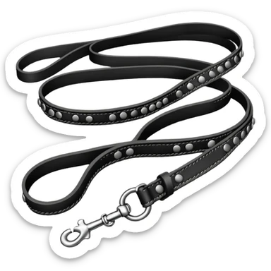 bdsm leash sticker