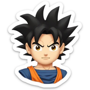 Goku sign gg sticker
