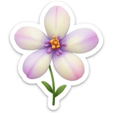 Flower sticker