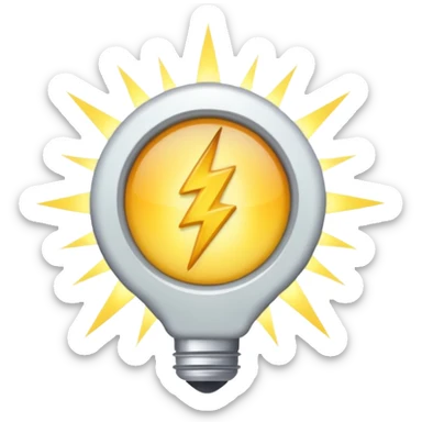 flash of light sticker