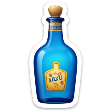 Clase azul tequila bottle  sticker
