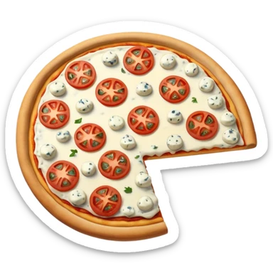 Pizza ou dessus c'est bleu blanc rouge sticker