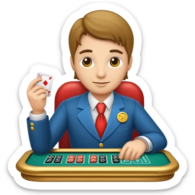 casino cashier sticker