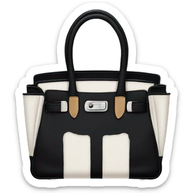 black birkin bag  sticker