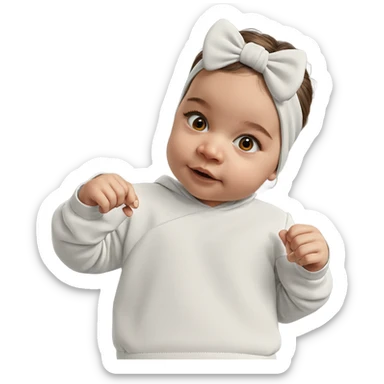 realistic portrait of girl sticker