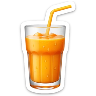 Mango juice sticker