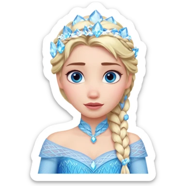 elsa frozen disney sticker