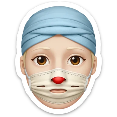 nose operation sticker