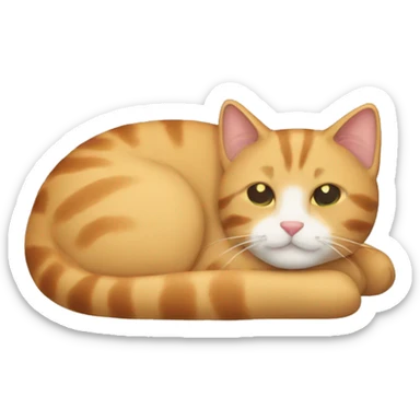 cat loafing sticker
