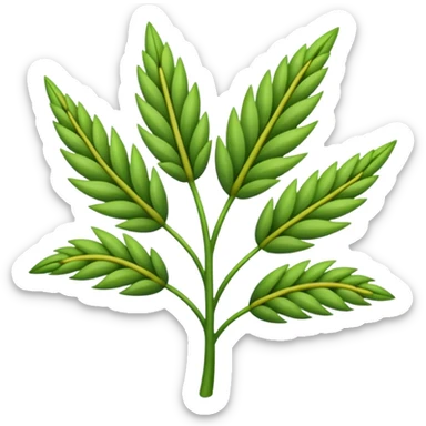 rye plant sticker
