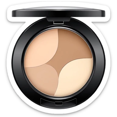 channel makeup powder sticker