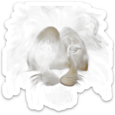 erling braut haaland as a lion sticker