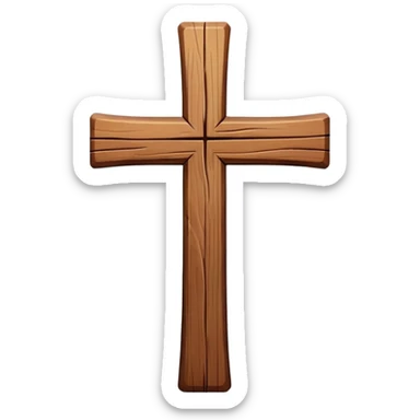 Cross sticker