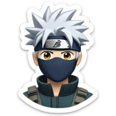 Kakashi with gojo satoru sticker