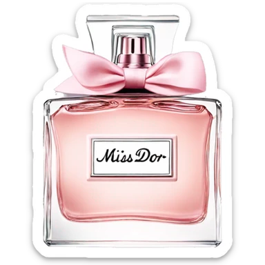 Miss dior perfume sticker