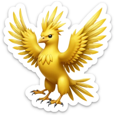 zapdos pokemon sticker