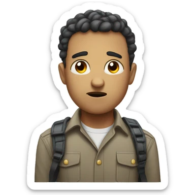 fear of height sticker