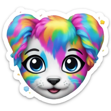 lisa frank sticker