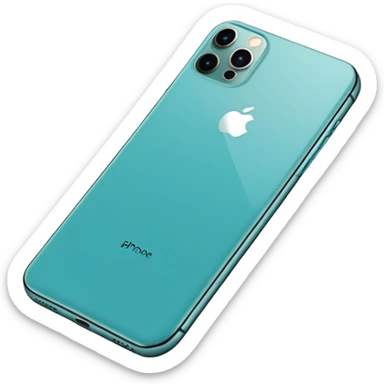 İphone 16 pro max turkuaz sticker