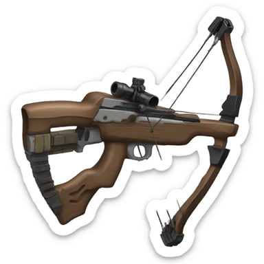 daryl dixon cross bow sticker