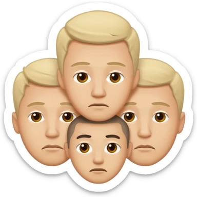 3 sleepless guys sticker