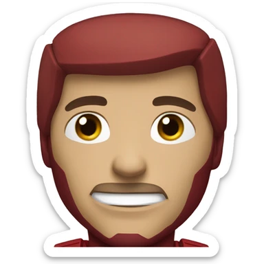 ironman lookalike  sticker