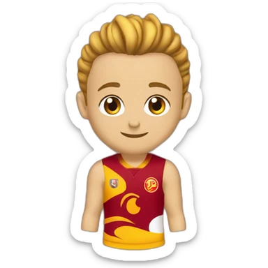 adamın gözlerinde galatasaray logosu olsun sticker