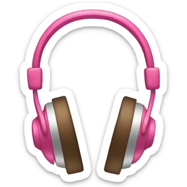 Headphones with bows sticker