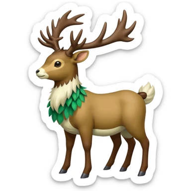 Stantler-Skiddo-Amaura-Mudbray-Sawsbuck-Virizion-fusion  sticker