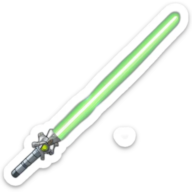 rick and morty light sabers sticker