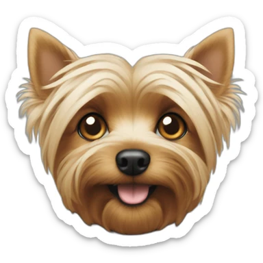 cross-eyed yorkshire sticker