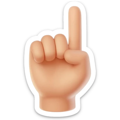 Italian's what the fuck hand sign sticker