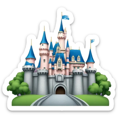 walt disney world castle  sticker