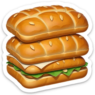 types of bread together sticker