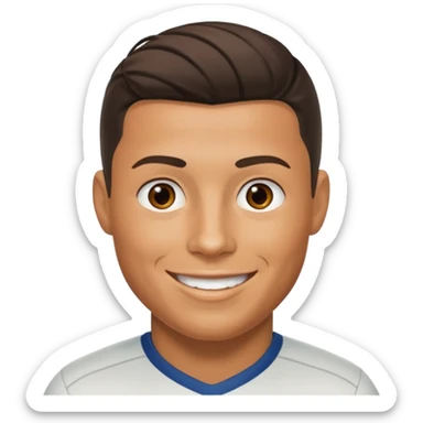 Ronaldo 2008 smiling  sticker