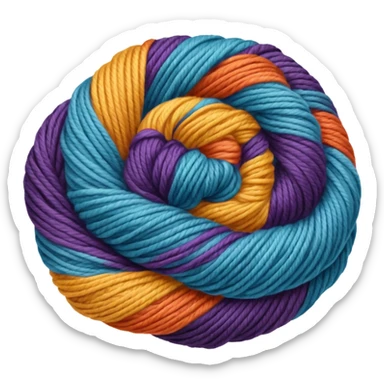 Yarn sticker