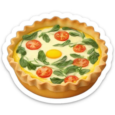 Quiche bistrot sticker
