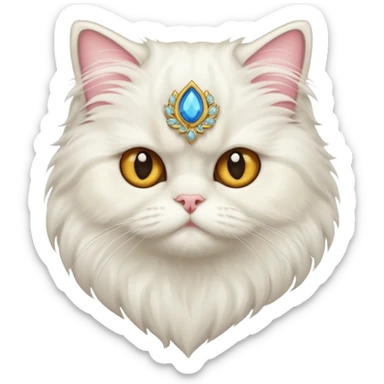 A Persian cat sticker