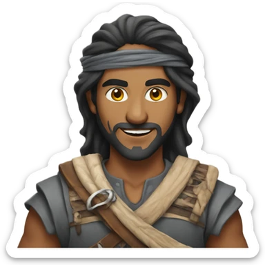 Indian smiling assassin  sticker