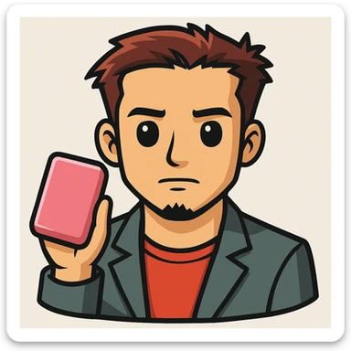 Add a pink soap in the hand of Tyler Durden. The original style is sticker, which does not support editing, so use the general style editor while respecting the sticker style look. sticker