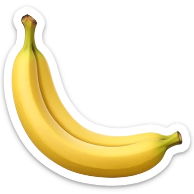 banane dans moule sans coquille sticker
