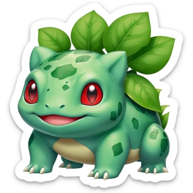 Bulbasaur from Pokemon sticker