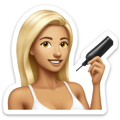 Master of spray tanning sticker