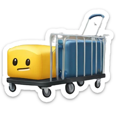 hotel trolley sticker